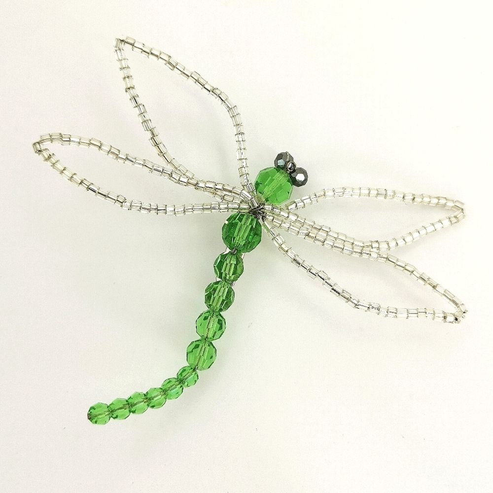 Dragonfly  brooch pin In Swarovski Crystal 🆕